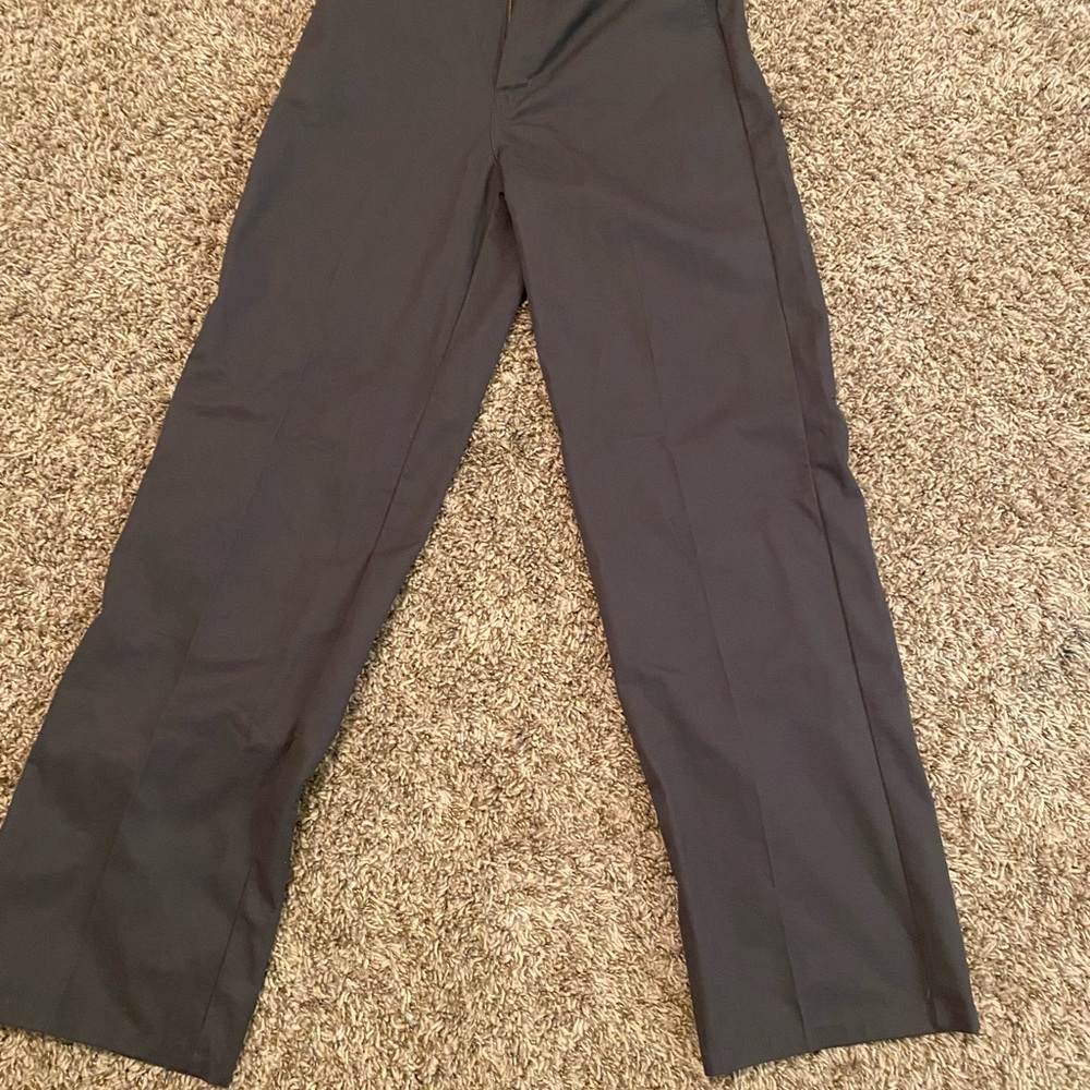 Dickies Black Chinos Straight Leg Cotton Blend